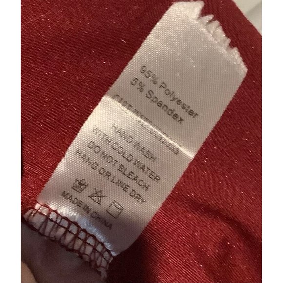 Womens Grace & Emma Red Long Cardigan Size Small Medium - Picture 4 of 4